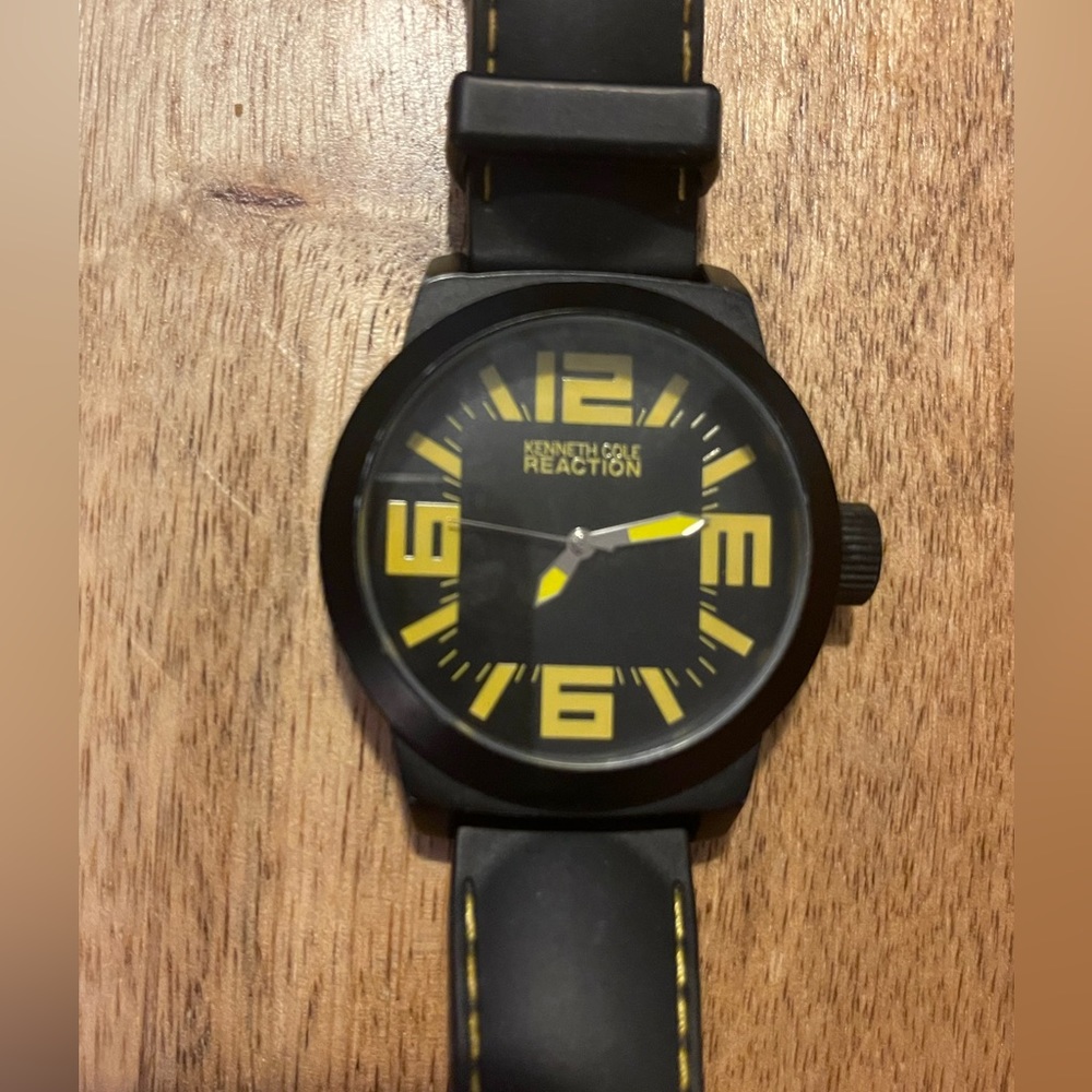 Kenneth Cole Round Stitched Watches